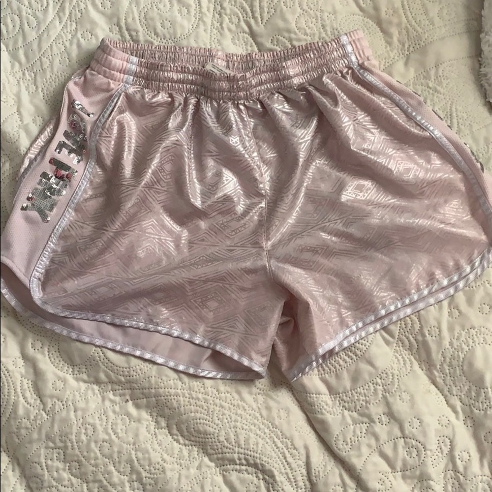 Victoria PINK pastel Aztec pink athletic shorts